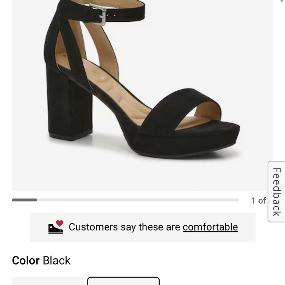 Platform Black Sandals - image 7